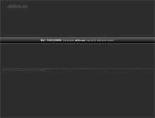 Tablet Screenshot of aktiva.ee