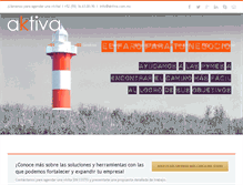 Tablet Screenshot of aktiva.com.mx